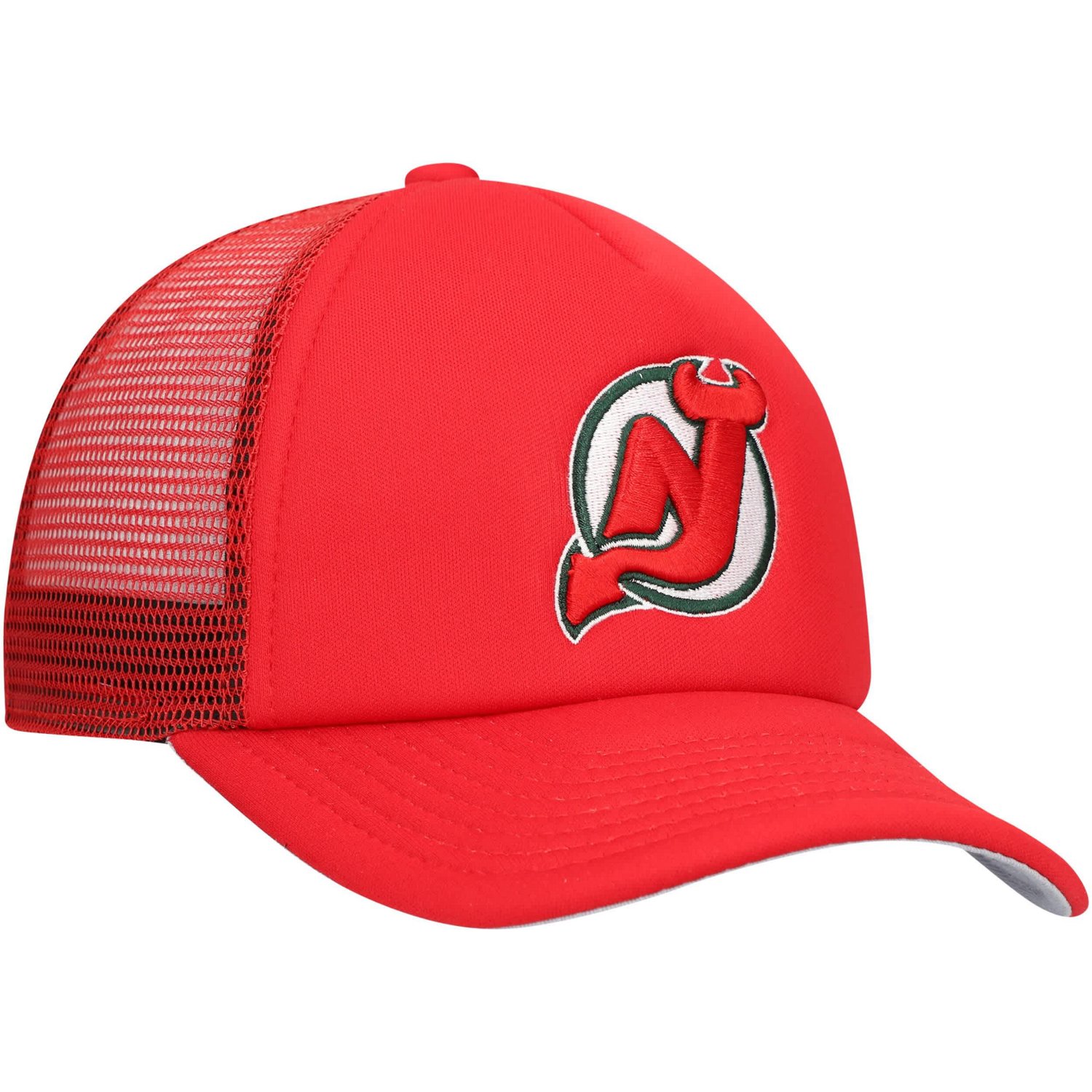 Youth Mitchell  Ness New Jersey Devils Core Trucker Adjustable Hat - view number 3