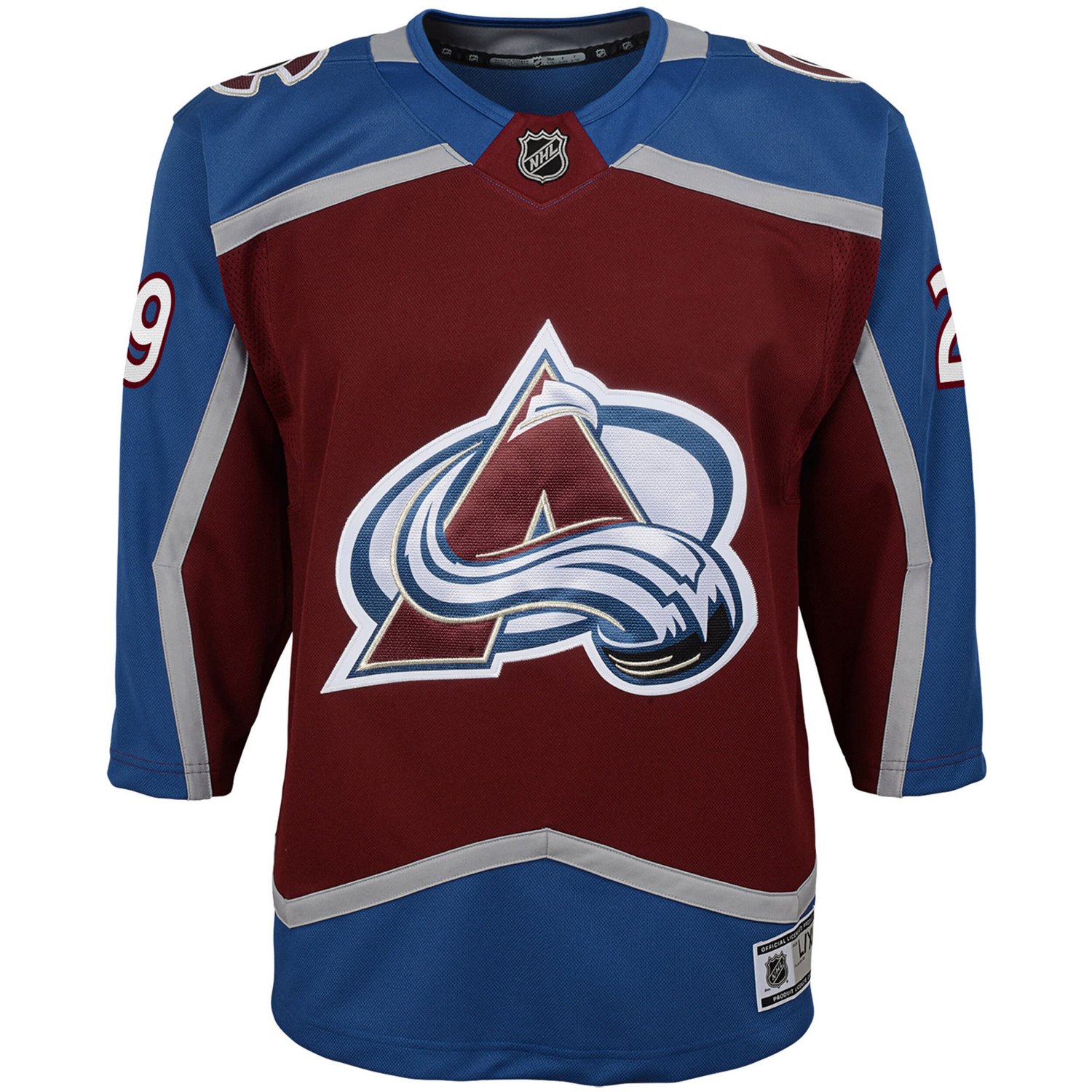 Youth Nathan MacKinnon Colorado Avalanche Premier Player Jersey - view number 2