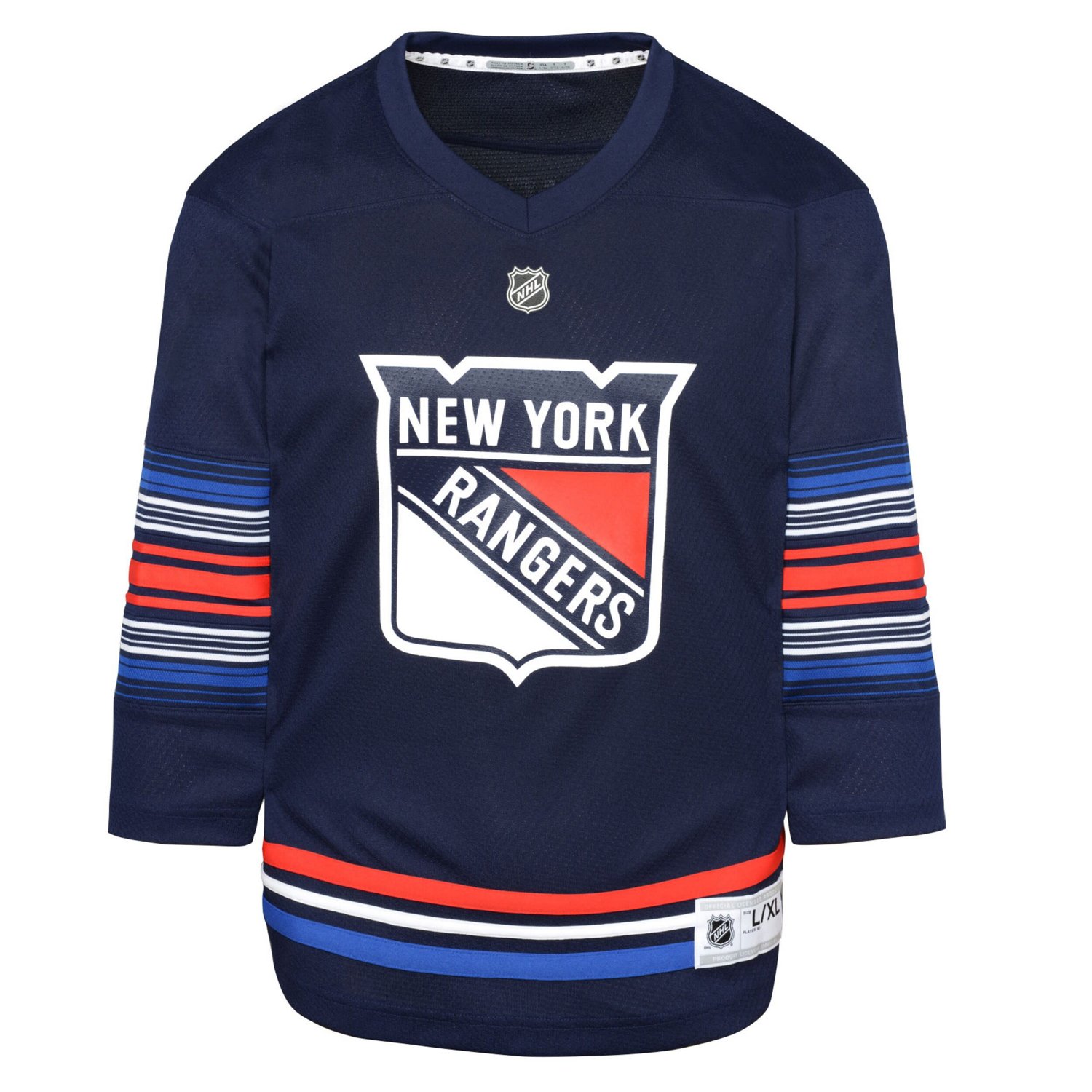 Youth New York Rangers Alternate Replica Jersey - view number 2