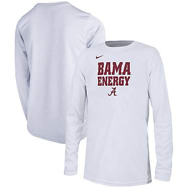 Youth Nike Alabama Crimson Tide 2024 On-Court Bench Energy T-Shirt                                                              