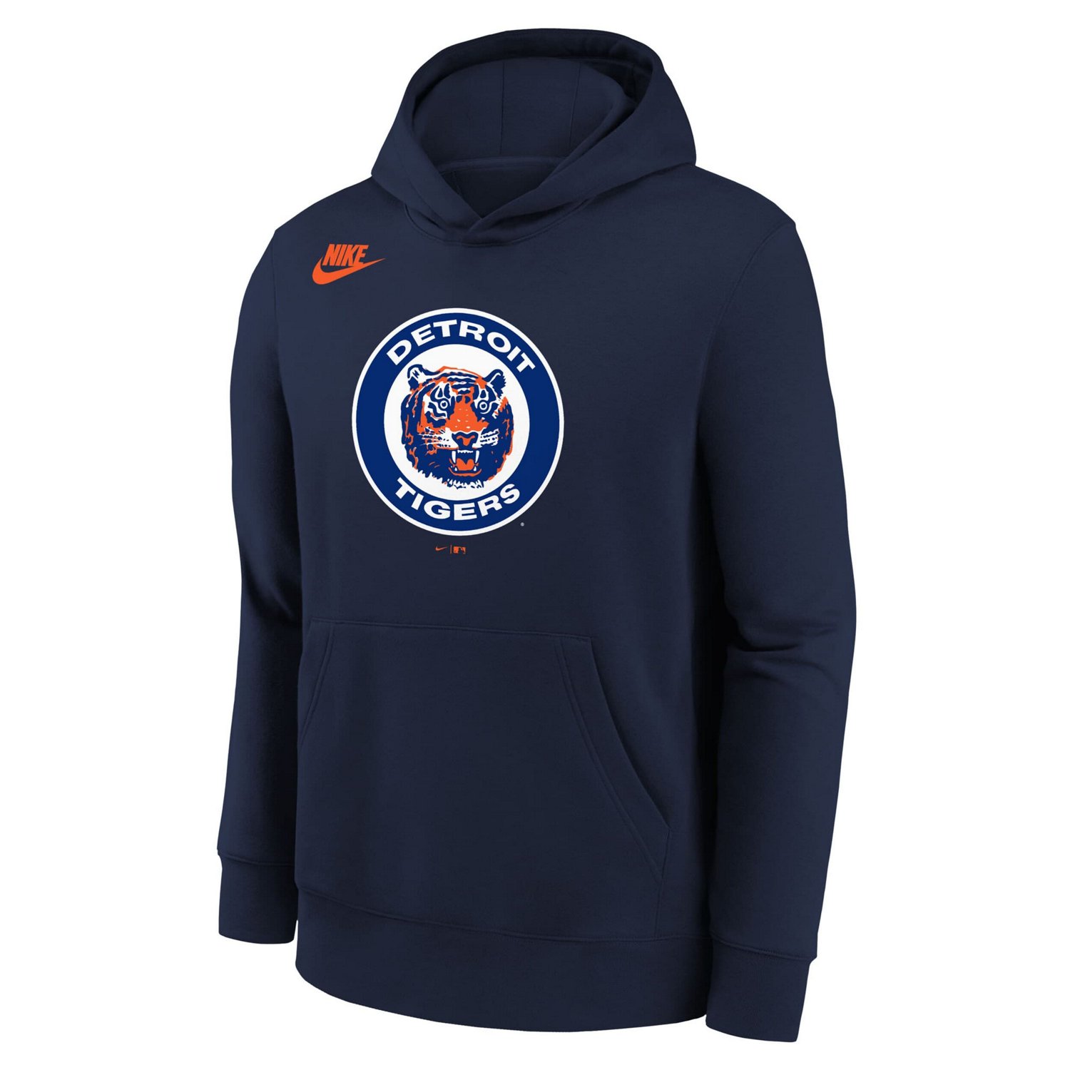 Youth Nike Athletic Detroit Tigers Club Fleece Hoodie - view number 2