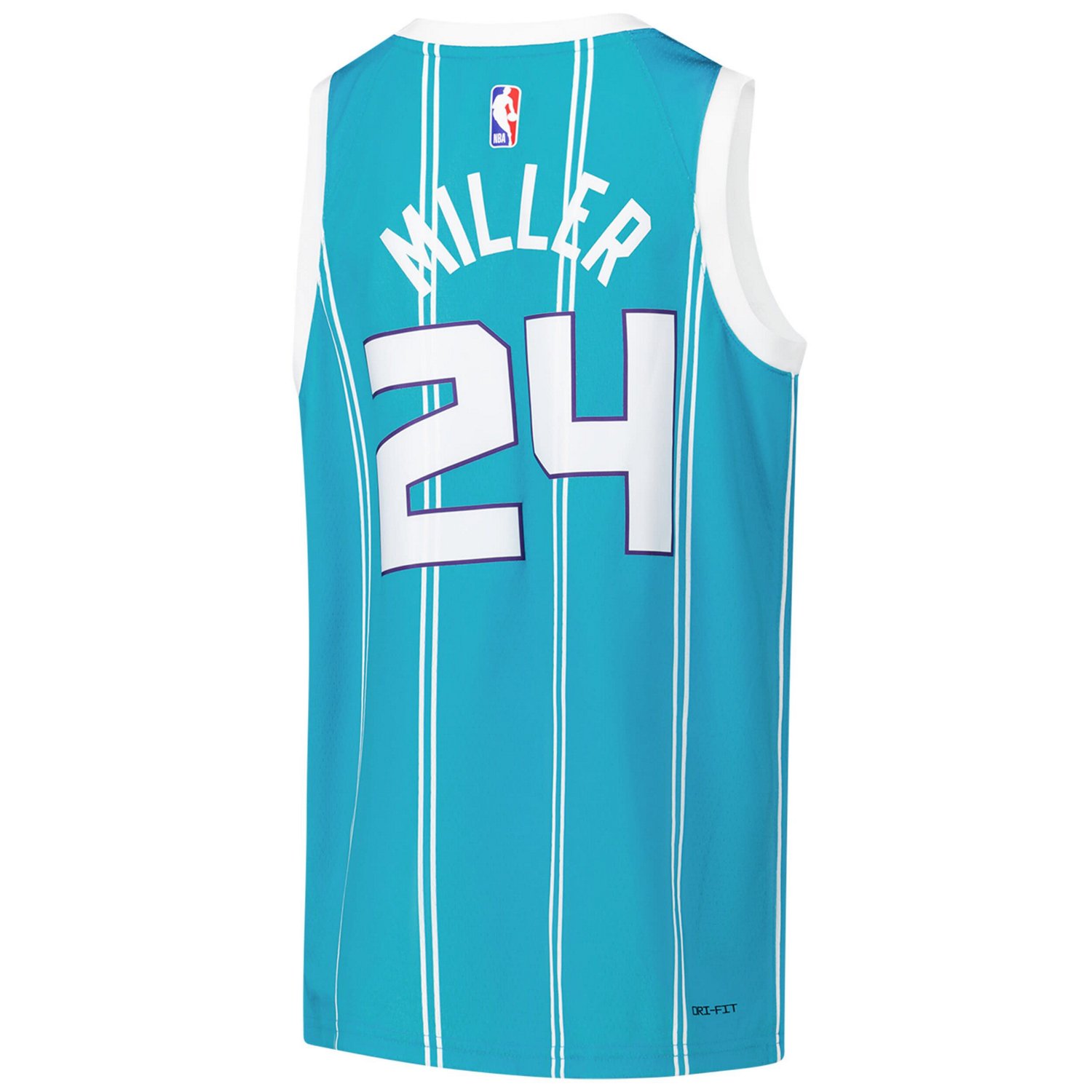 Youth Nike Brandon Miller Charlotte Hornets Swingman Jersey - Icon Edition - view number 3