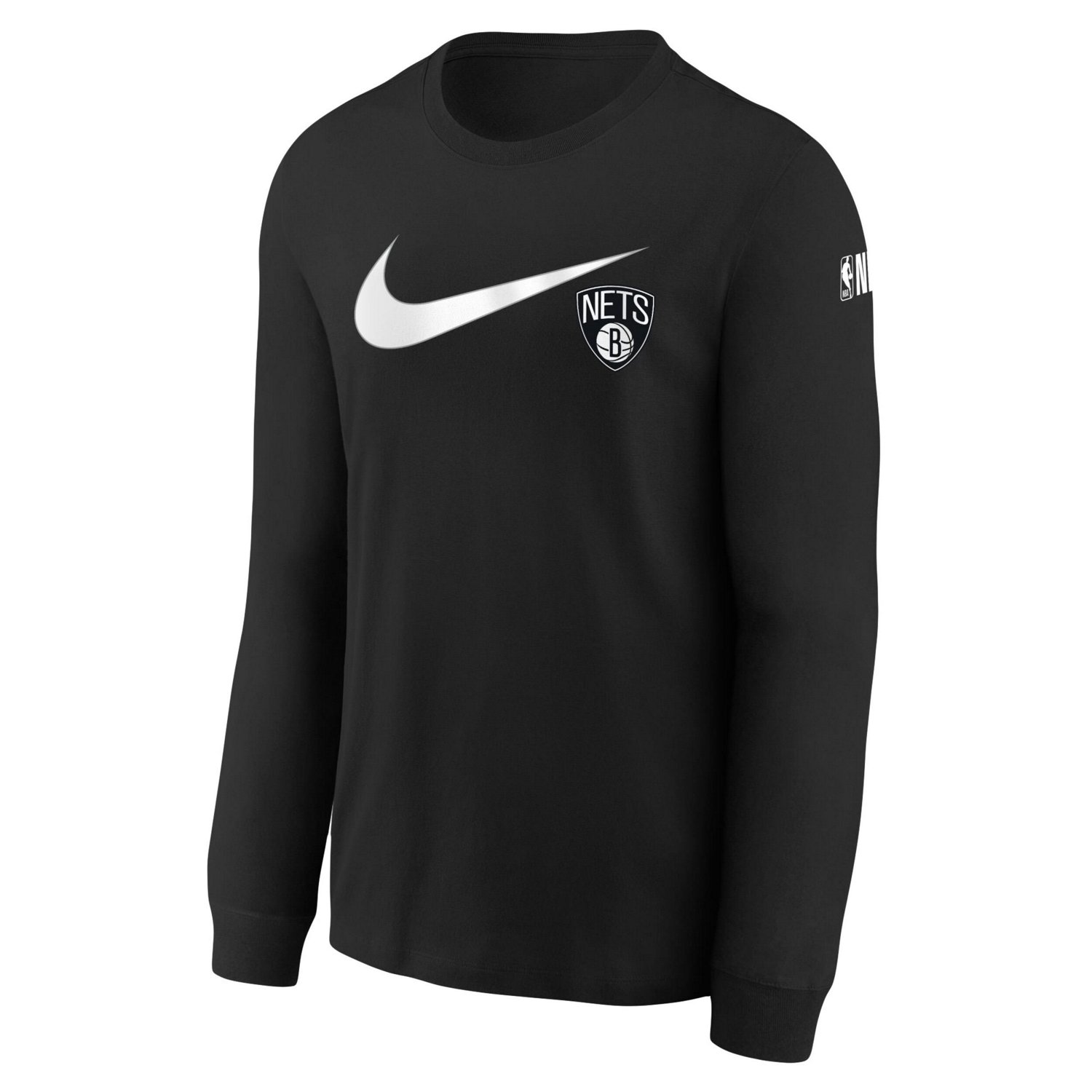Youth Nike Brooklyn Nets Swoosh Long Sleeve T-Shirt - view number 2