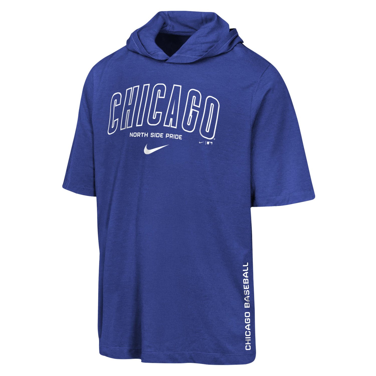 Youth Nike Chicago Cubs Dri-FIT Hooded T-Shirt - view number 2