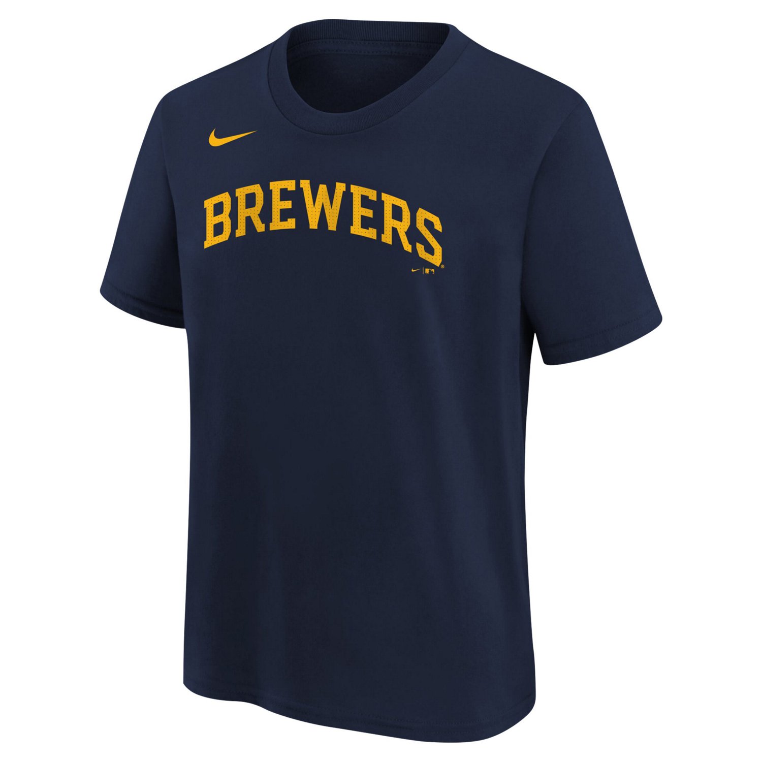 Youth Nike Christian Yelich Milwaukee Brewers Home Player Name  Number T-Shirt                                                   - view number 2