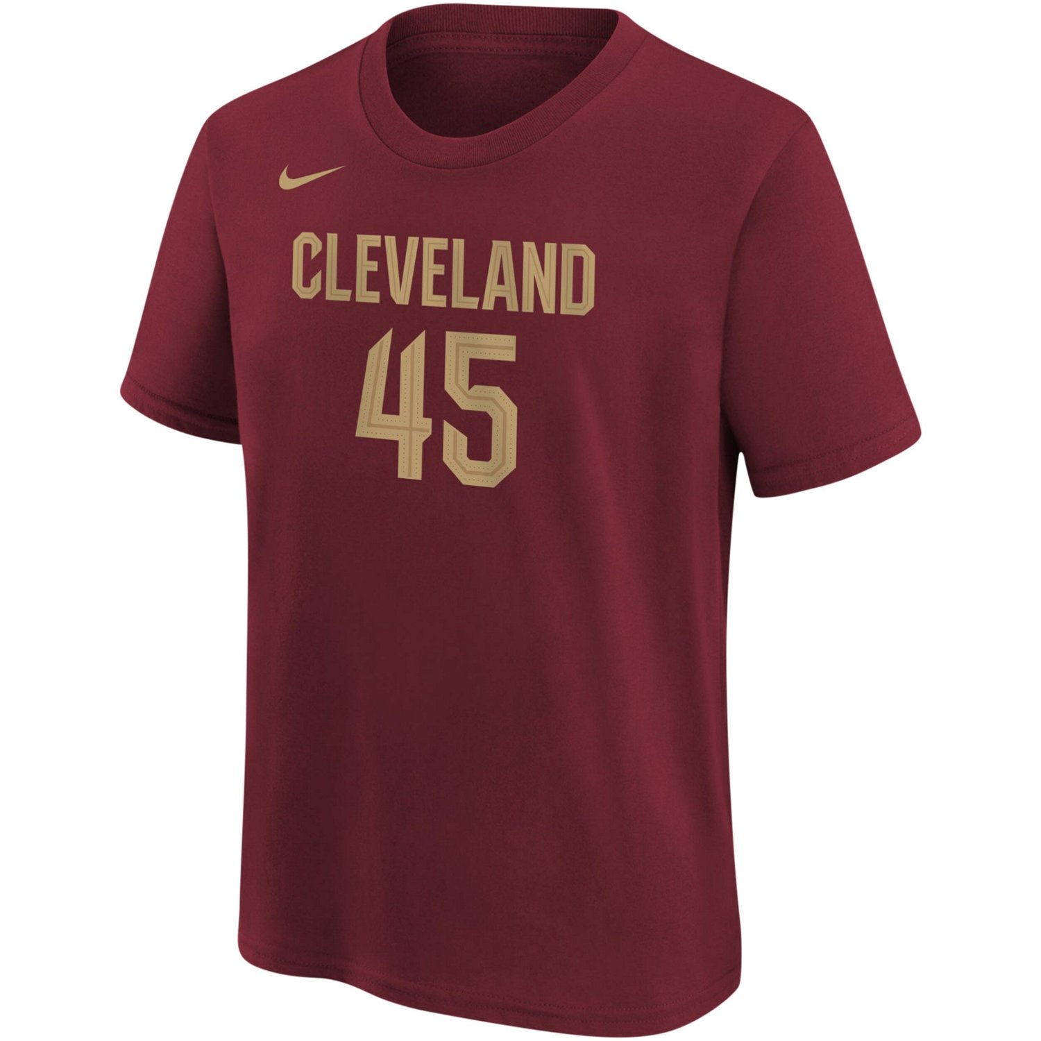 Youth Nike Donovan Mitchell Cleveland Cavaliers Icon Edition Name  Number T-Shirt                                                - view number 2