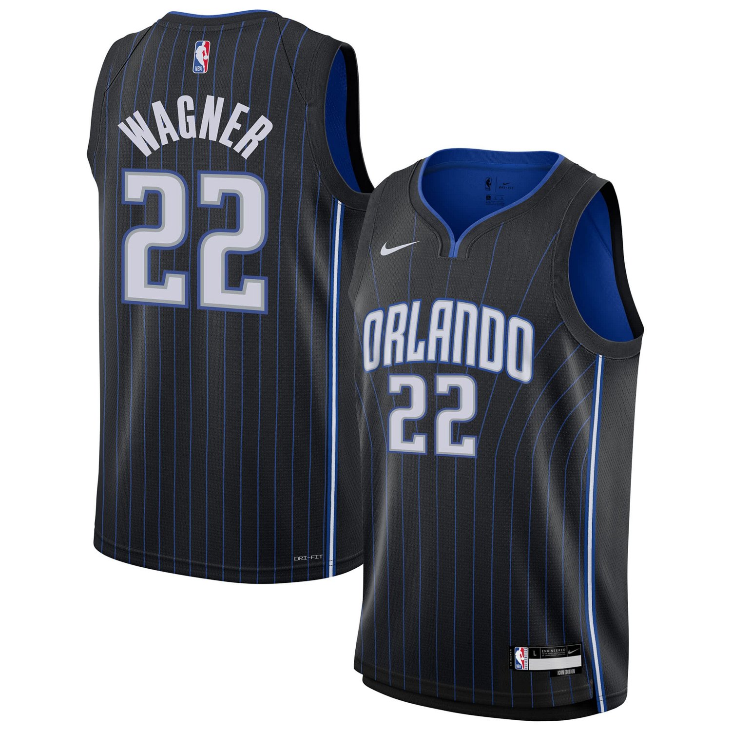 Youth Nike Franz Wagner Orlando Magic Swingman Jersey - Icon Edition - view number 1