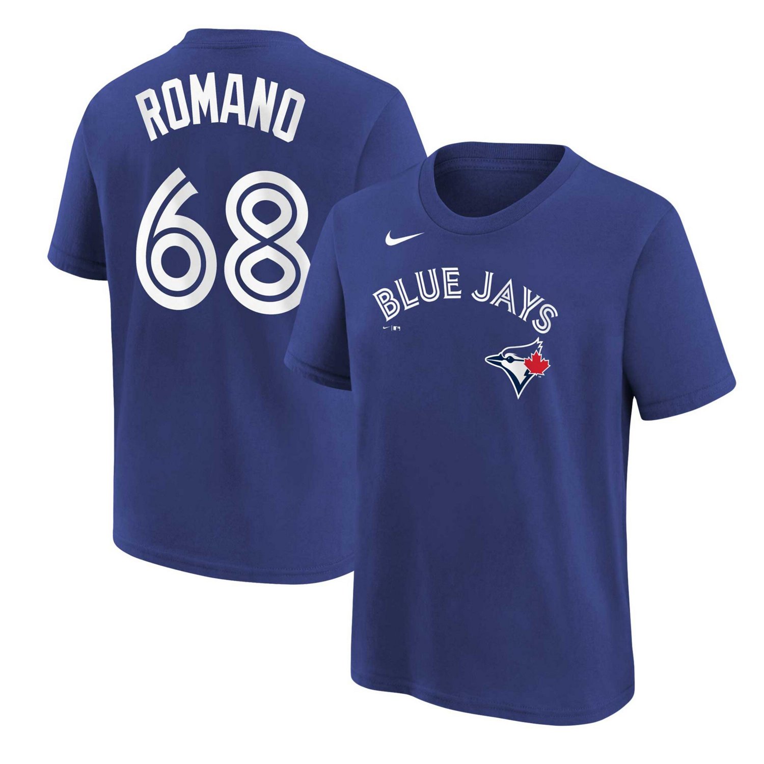 Youth Nike Jordan Romano Toronto Blue Jays Player Name  Number T-Shirt                                                           - view number 1