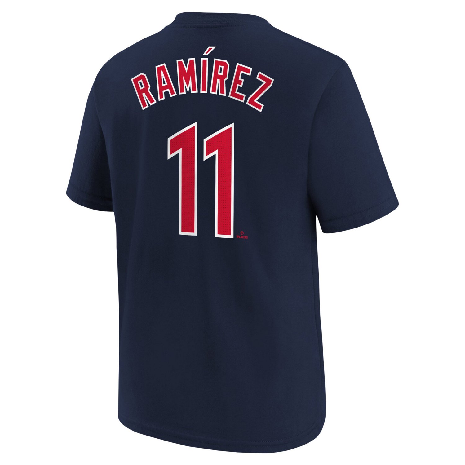Youth Nike Jose Ramirez Cleveland Guardians Home Player Name  Number T-Shirt                                                     - view number 3