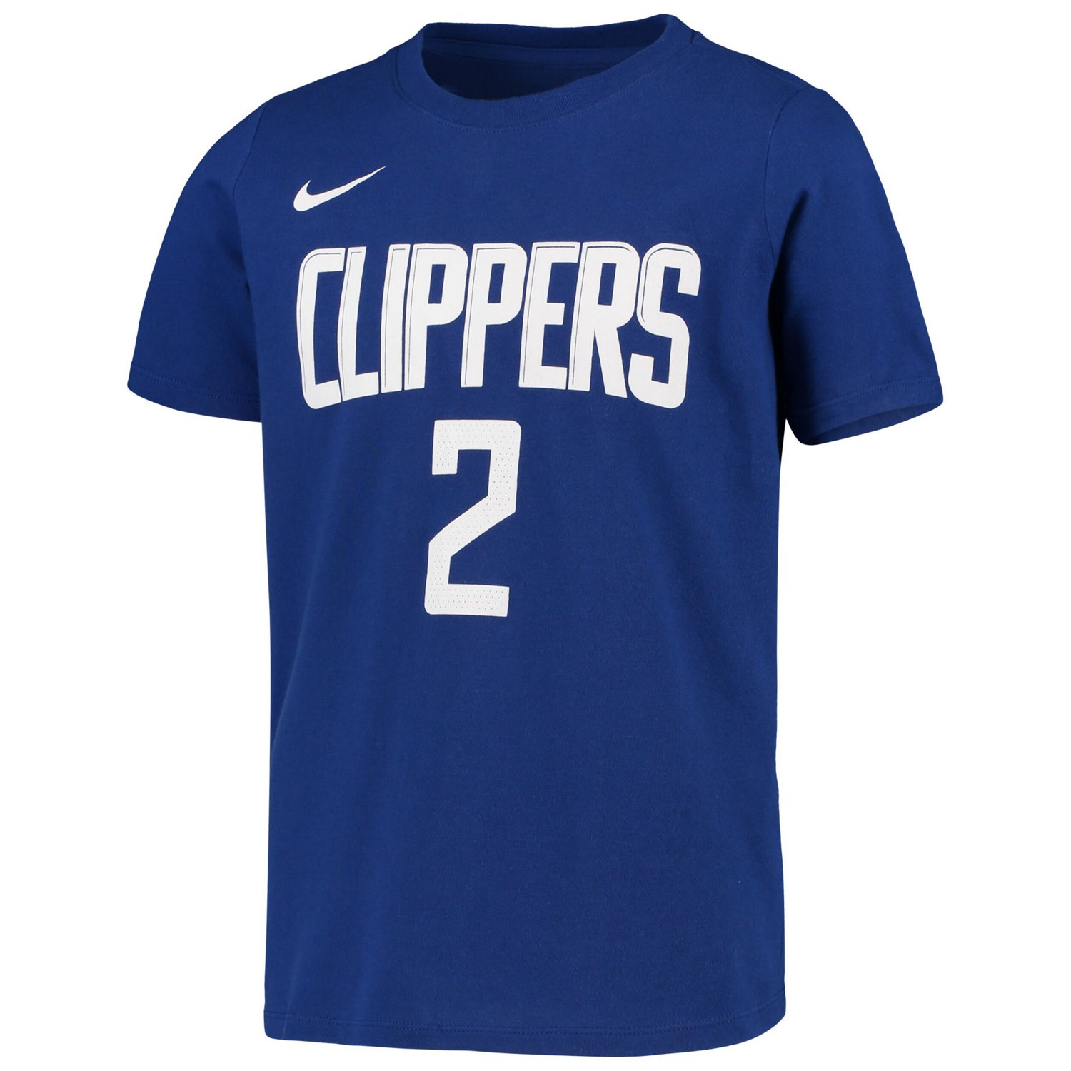 Youth Nike Kawhi Leonard LA Clippers Icon Edition Name  Number Performance T-Shirt - view number 2