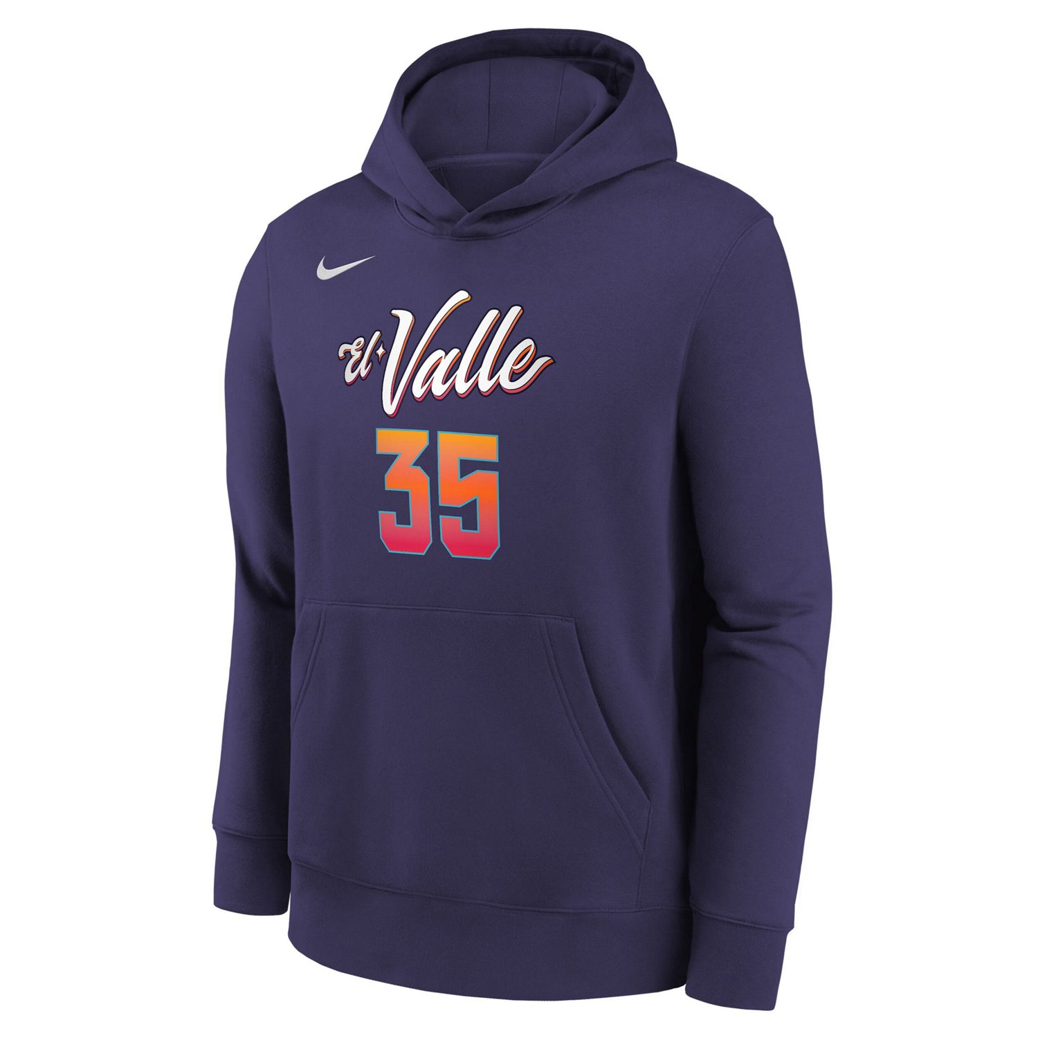 Youth Nike Kevin Durant Phoenix Suns 2023 24 City Edition Name Number Pullover Hoodie Academy