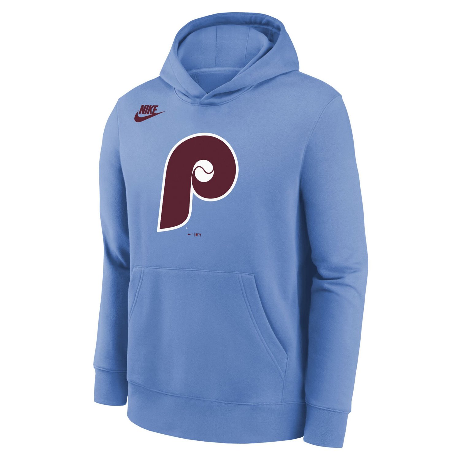 Youth Nike Light Philadelphia Phillies Club Fleece Hoodie - view number 2