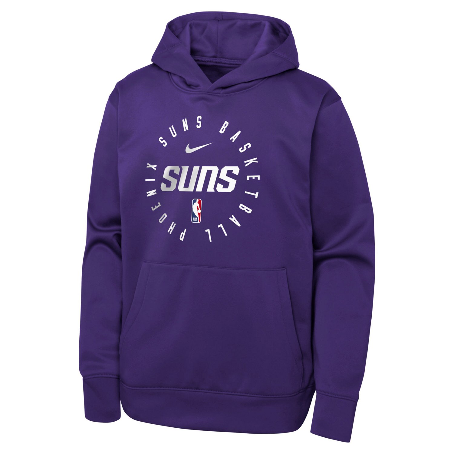Youth Nike Phoenix Suns Performance Practice Spotlight Pullover Hoodie