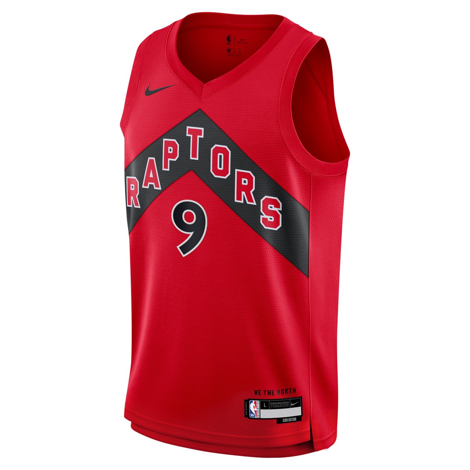 Youth Nike RJ Barrett Toronto Raptors Swingman Jersey - Icon Edition - view number 2