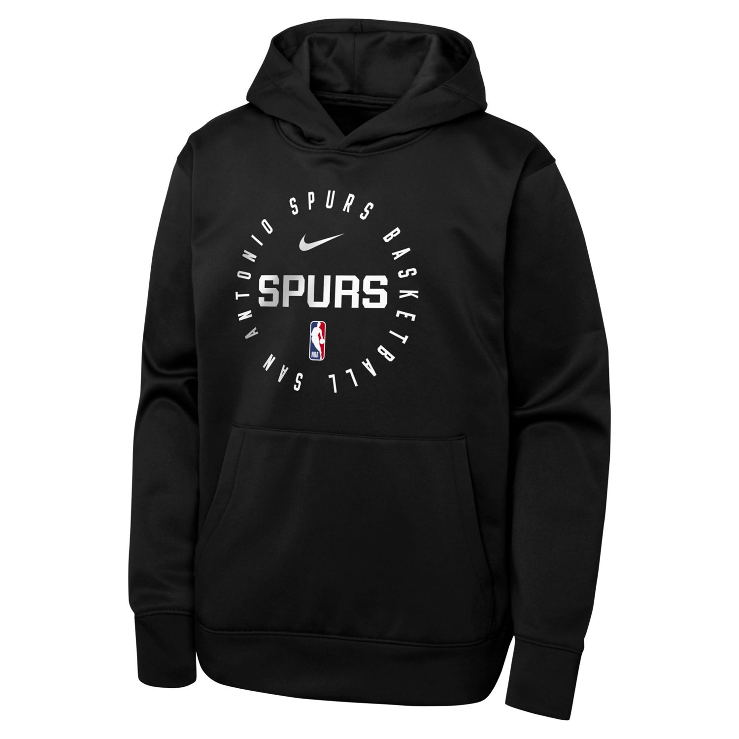 Youth Nike San Antonio Spurs Performance Practice Spotlight Pullover Hoodie - view number 2