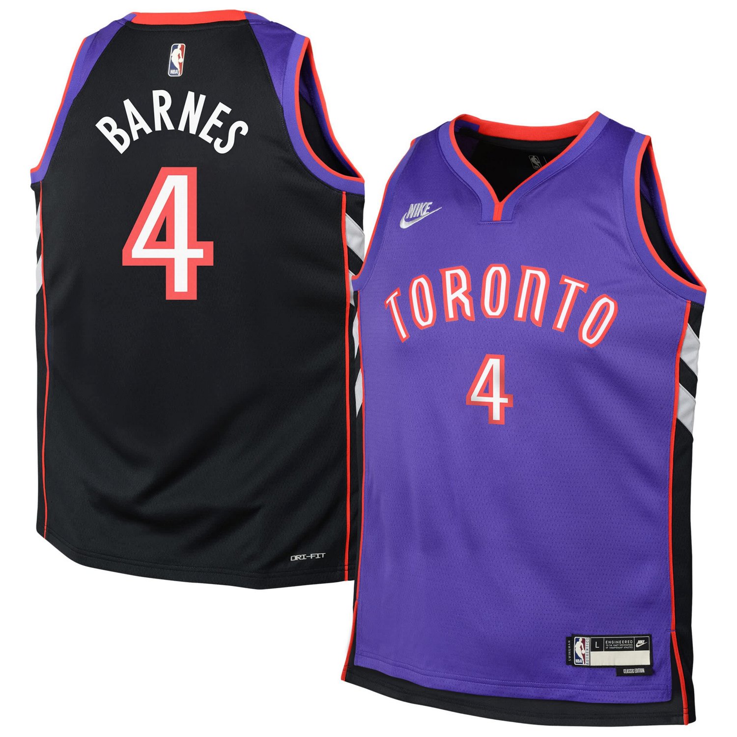 Youth Nike Scottie Barnes Toronto Raptors 2024 25 Swingman Jersey - Classic Edition                                              - view number 1