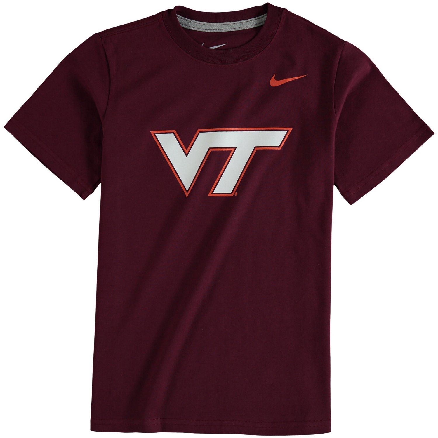 Youth Nike Virginia Tech Hokies Cotton Logo T-Shirt