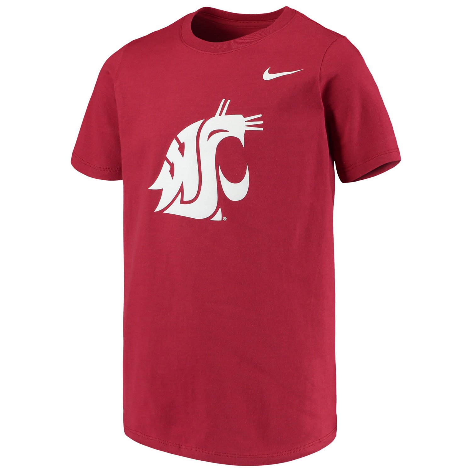 Youth Nike Washington State Cougars Cotton Logo T-Shirt - view number 2