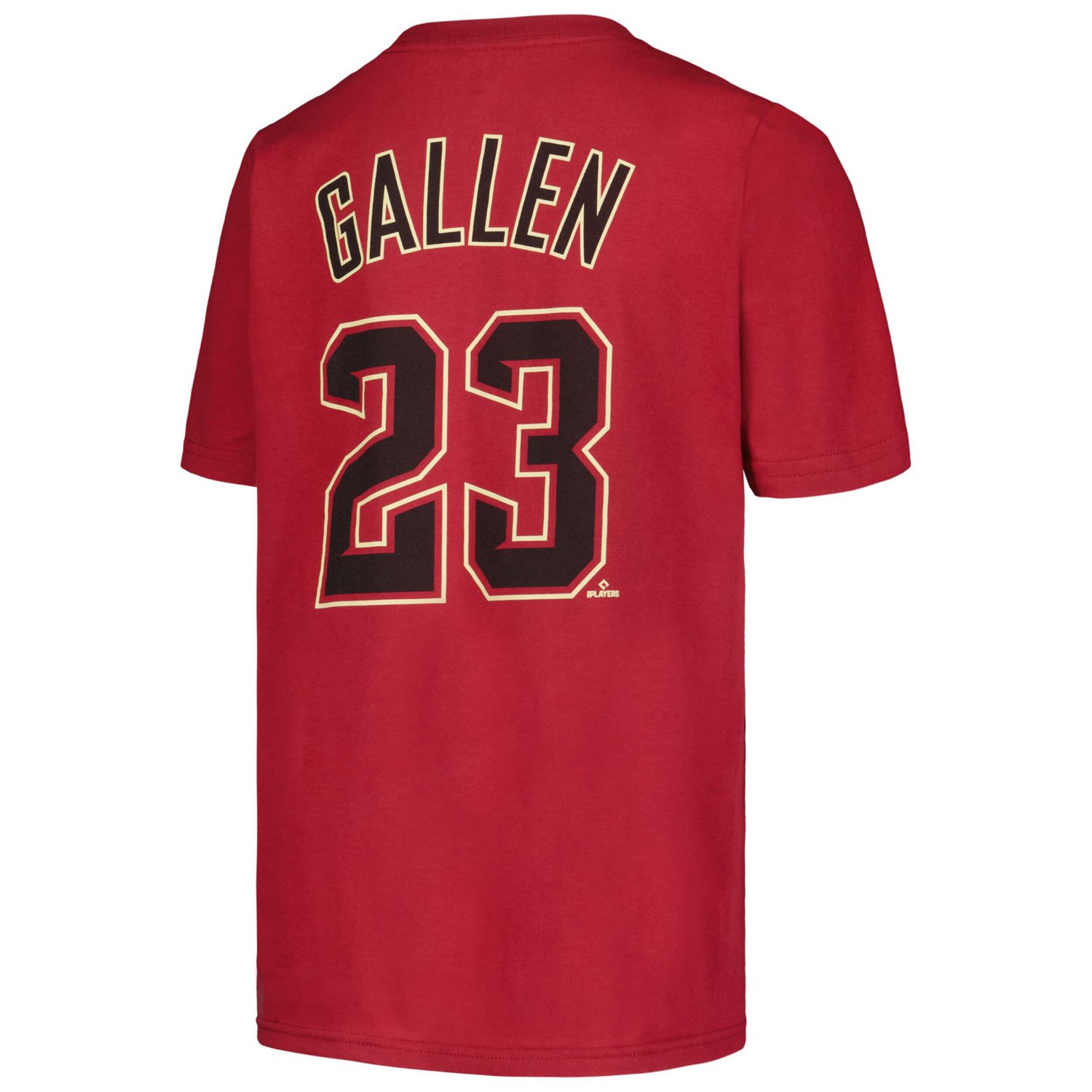 Youth Nike Zac Gallen Arizona Diamondbacks Name  Number T-Shirt                                                                  - view number 3