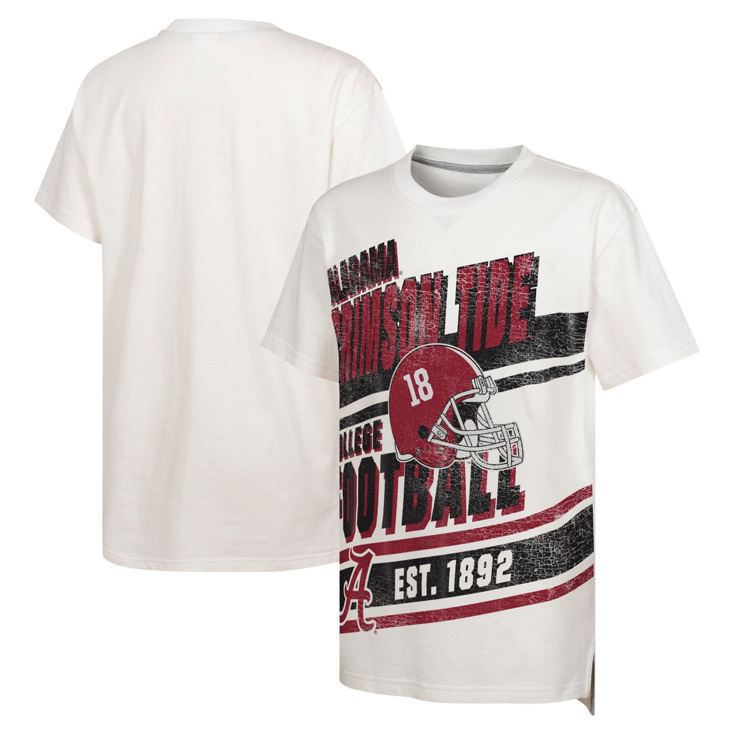 Youth Outerstuff Alabama Crimson Tide Let's Get Loud Oversized T-Shirt                                                          