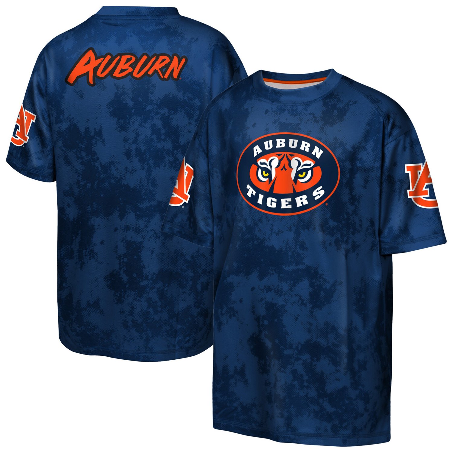 Youth Outerstuff Auburn Tigers Off-Side Sublimated T-Shirt