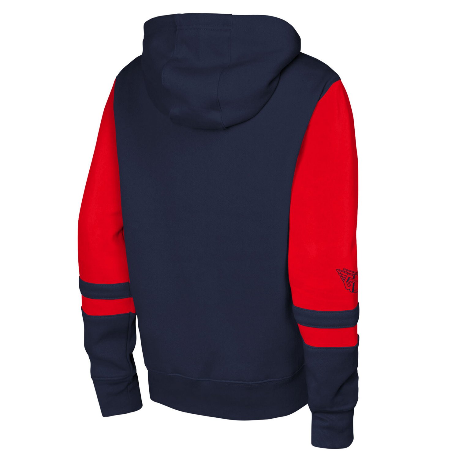 Youth Outerstuff Cleveland Guardians Stadium Colorblock Full-Zip Hoodie - view number 3
