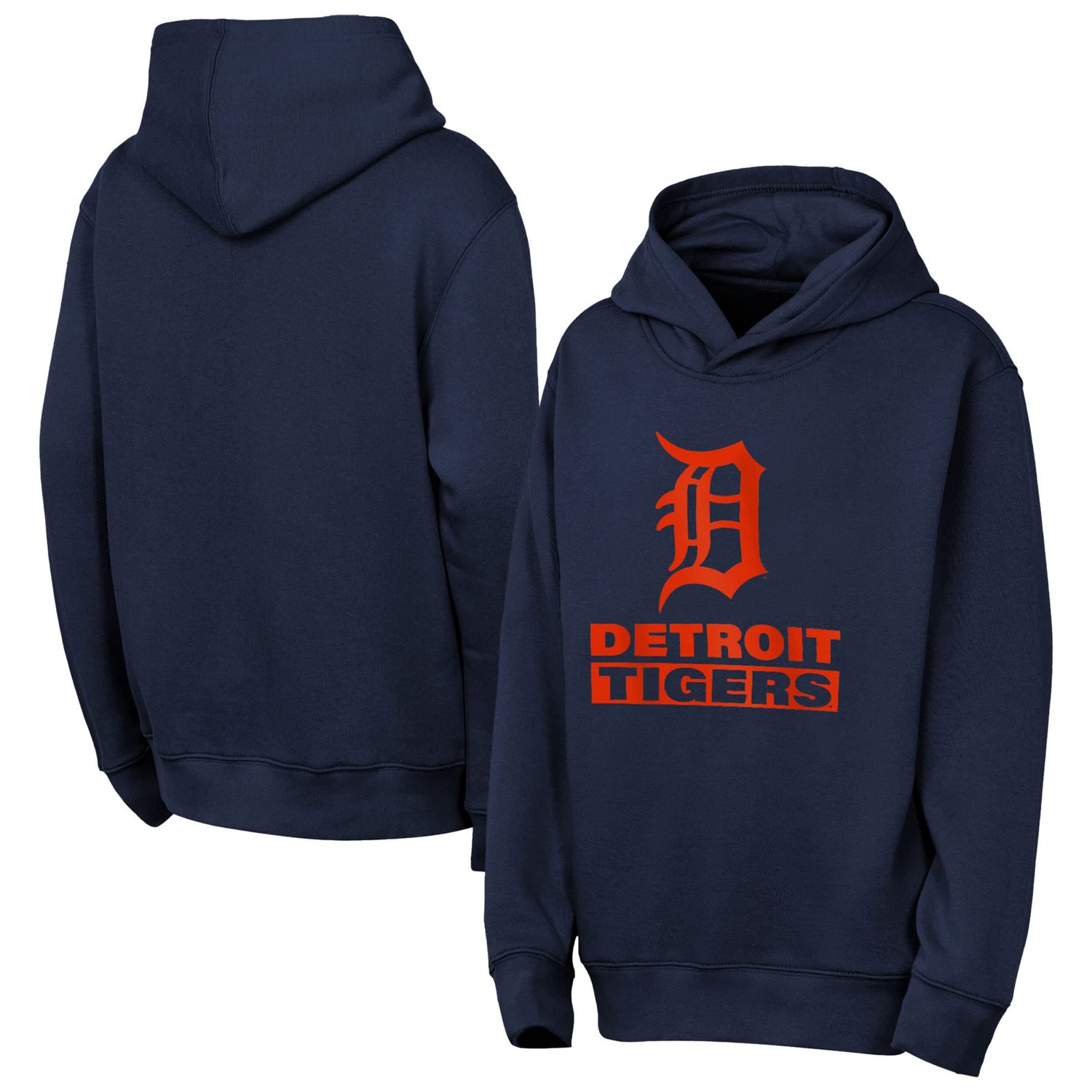 Youth Outerstuff Detroit Tigers Back to Basics Hoodie - view number 1