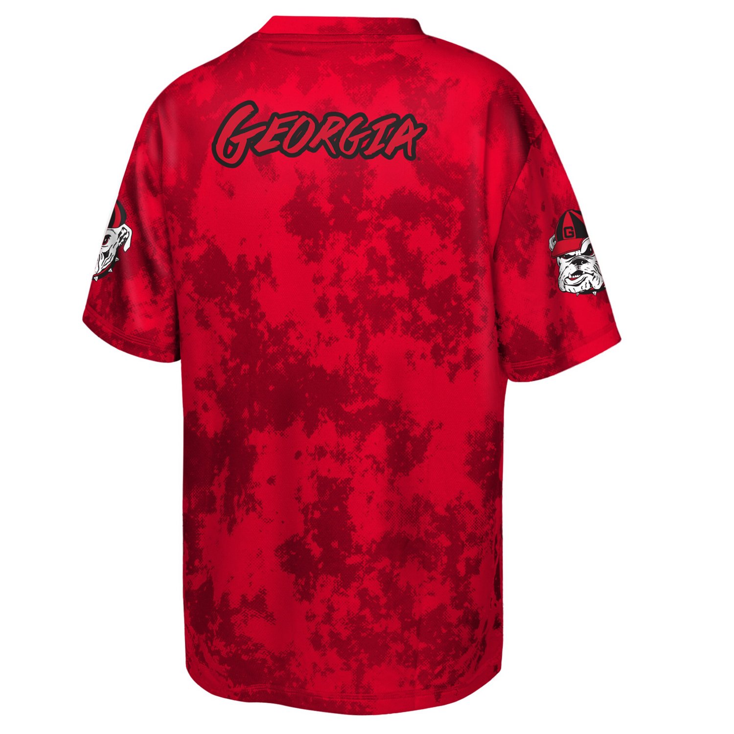 Youth Outerstuff Georgia Bulldogs Off-Side Sublimated T-Shirt - view number 3