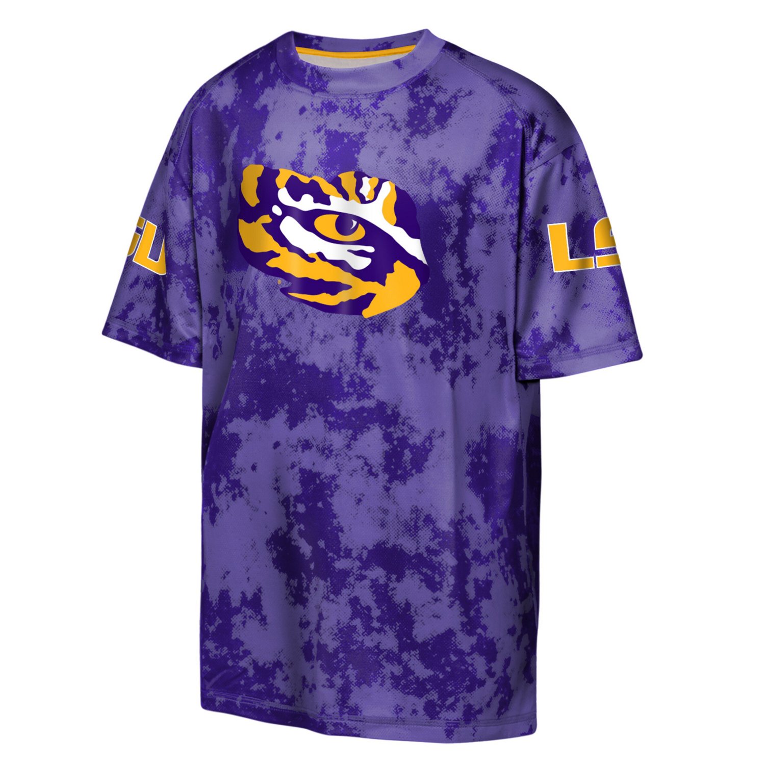 Youth Outerstuff LSU Tigers Off-Side Sublimated T-Shirt - view number 2