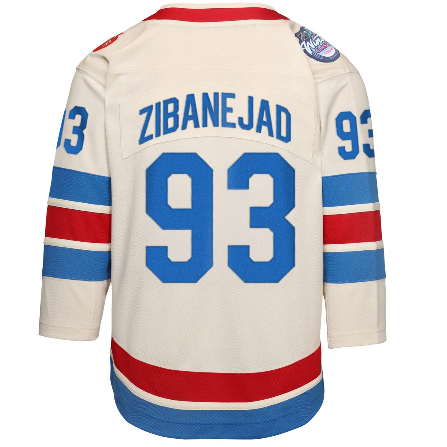 Youth Outerstuff Mika Zibanejad New York Rangers 2026 NHL Winter Classic Premier Jersey - view number 3