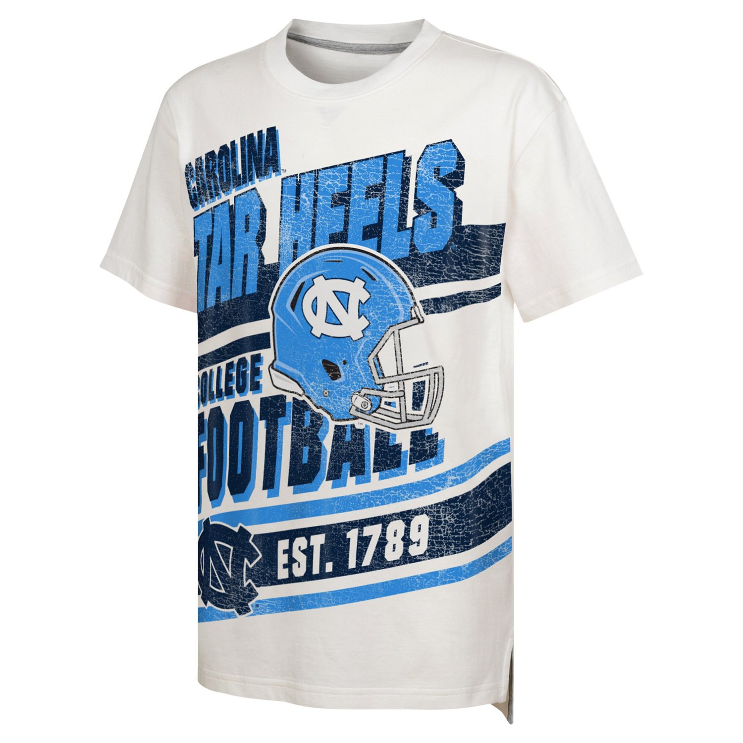Youth Outerstuff North Carolina Tar Heels Let's Get Loud Oversized T-Shirt                                                       - view number 2