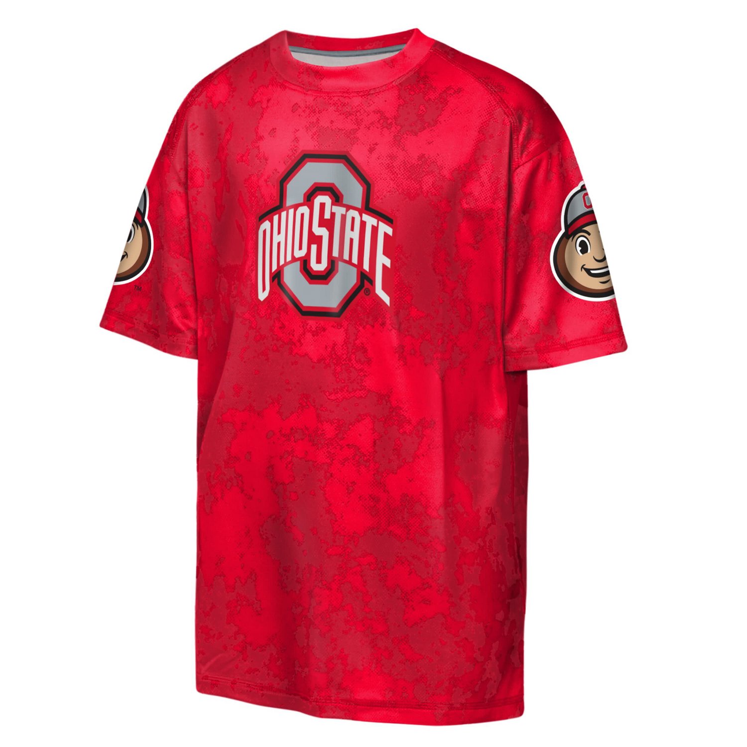 Youth Outerstuff Ohio State Buckeyes Off-Side Sublimated T-Shirt - view number 2