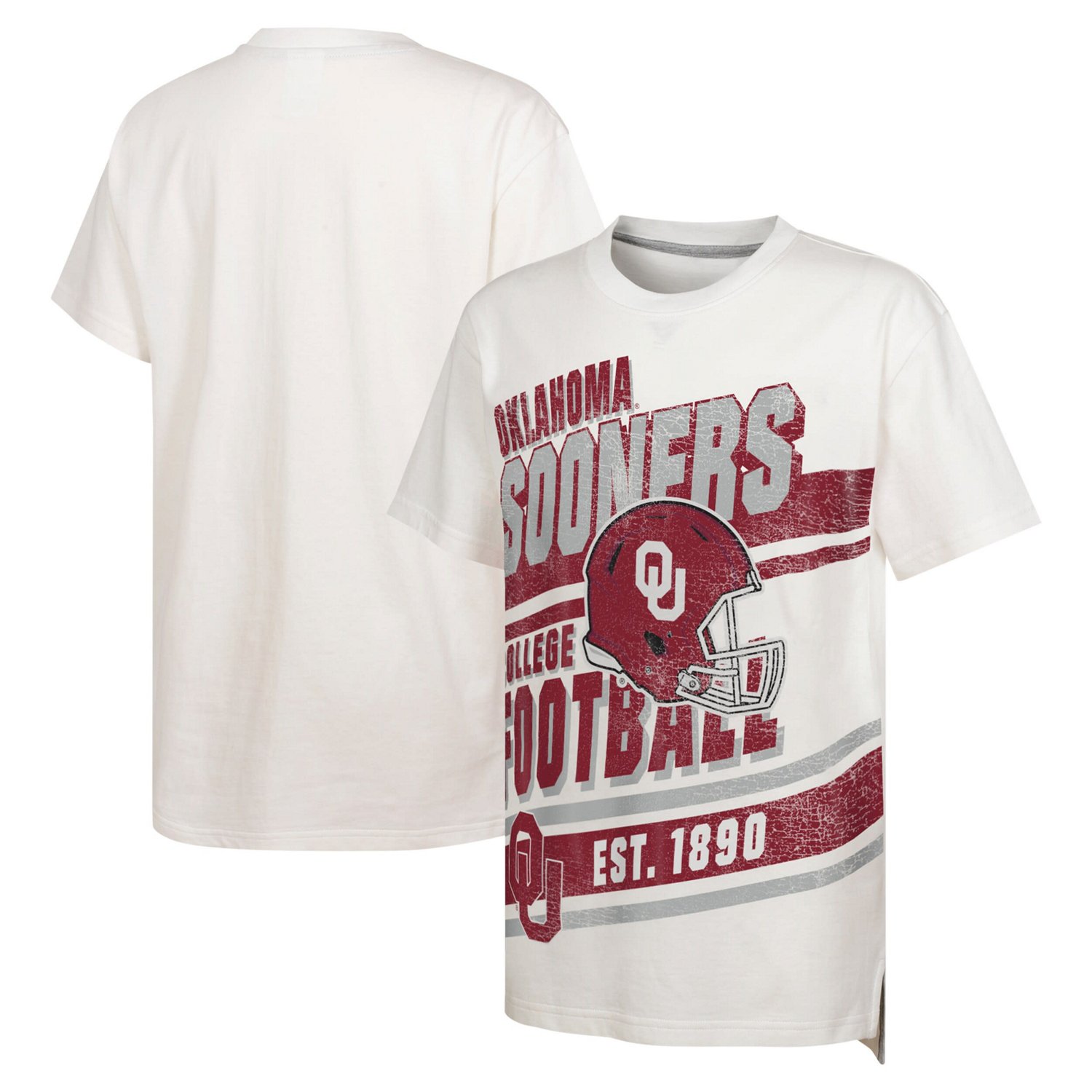 Youth Outerstuff Oklahoma Sooners Let's Get Loud Oversized T-Shirt