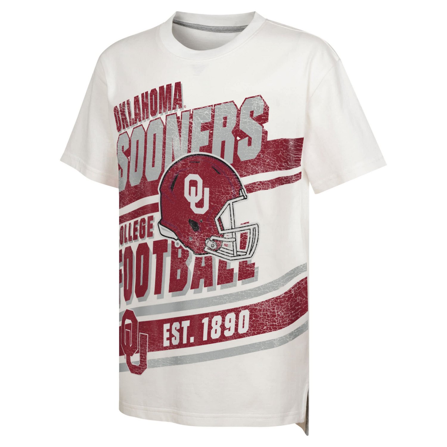 Youth Outerstuff Oklahoma Sooners Let's Get Loud Oversized T-Shirt - view number 2