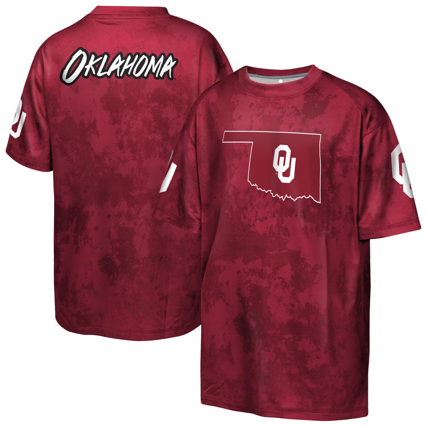 Youth Outerstuff Oklahoma Sooners Off-Side Sublimated T-Shirt