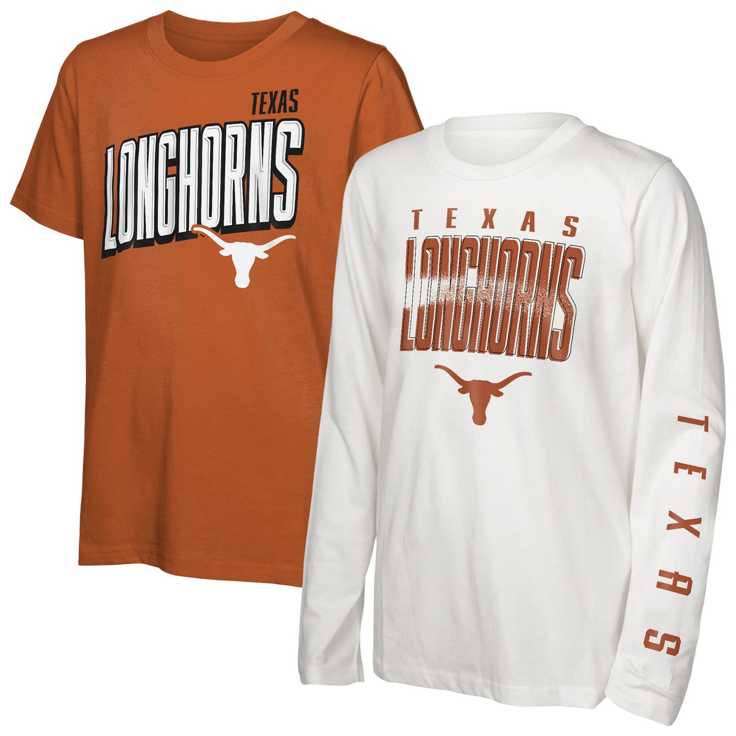 Youth Outerstuff Texas Longhorns The Mix T-Shirt Combo Set