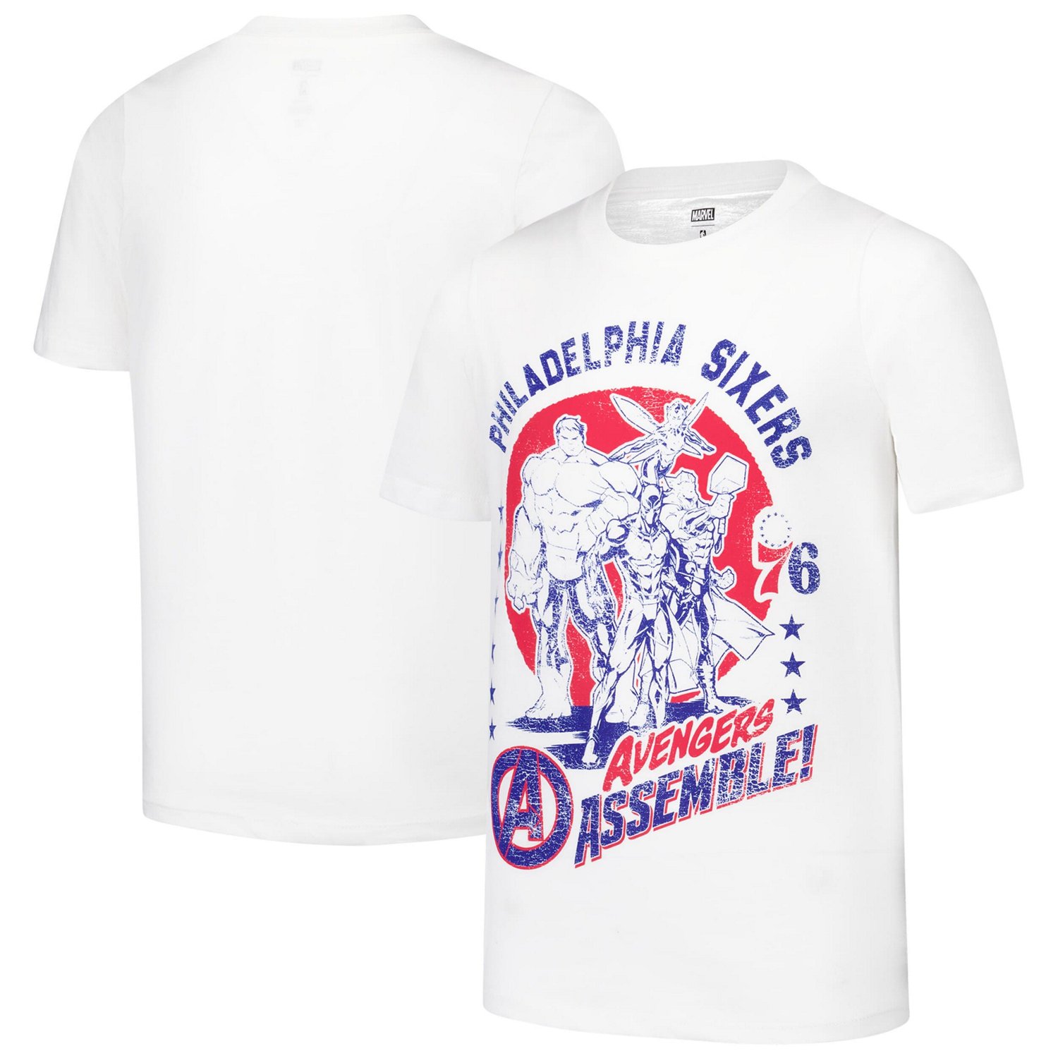Youth Philadelphia 76ers NBA x Marvel Avengers Squad T-Shirt                                                                     - view number 1