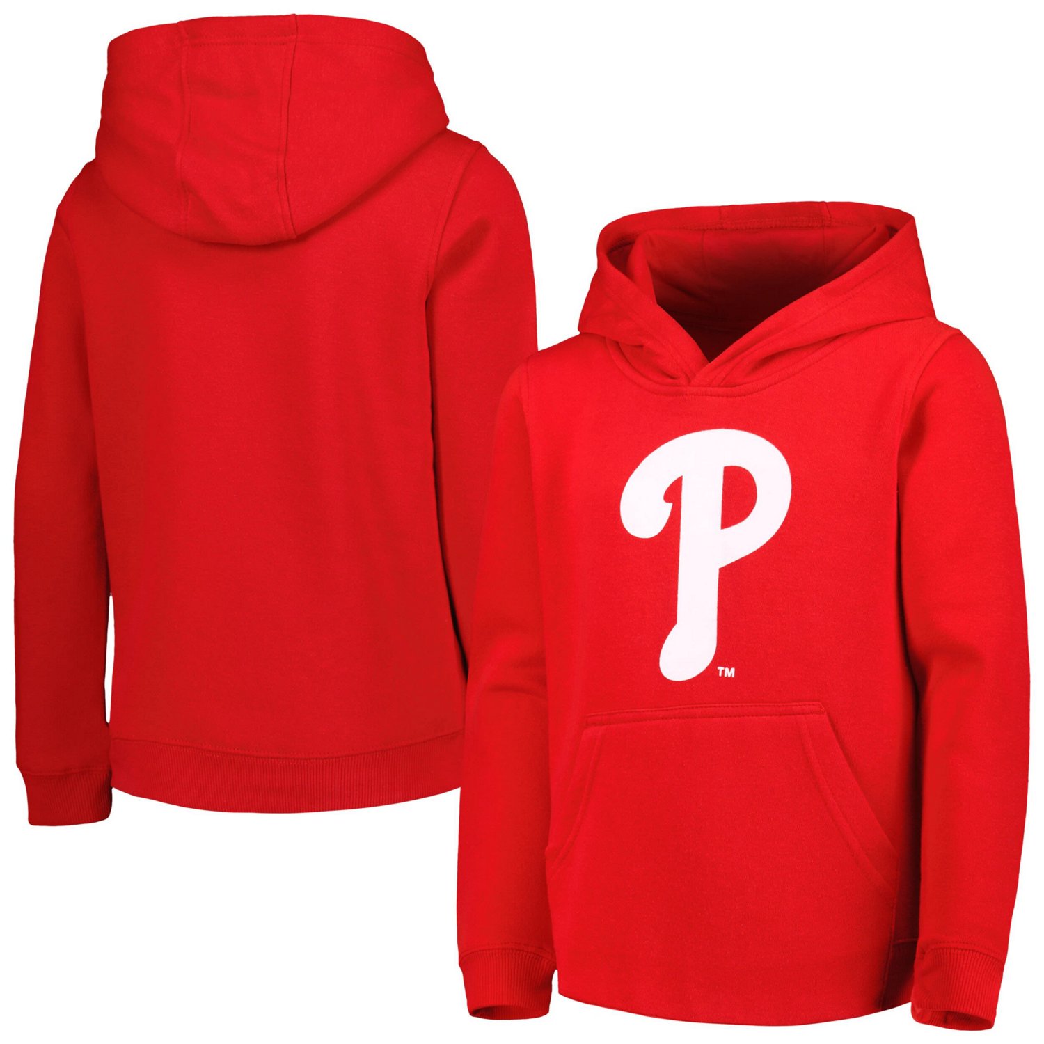 Youth Philadelphia Phillies Team Primary Logo Pullover Hoodie