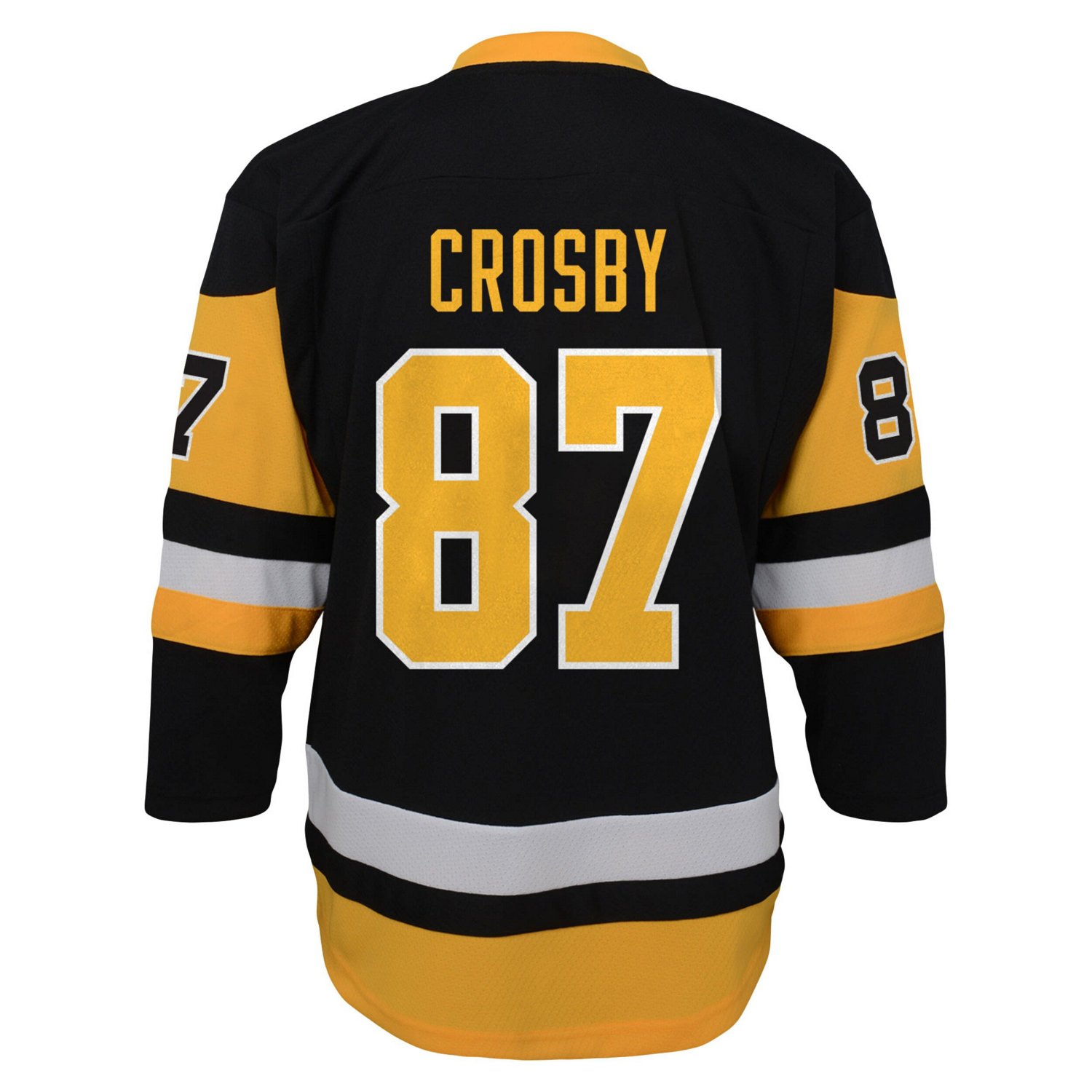 Youth Sidney Crosby Pittsburgh Penguins Captain Patch Home Replica Player Jersey - view number 3
