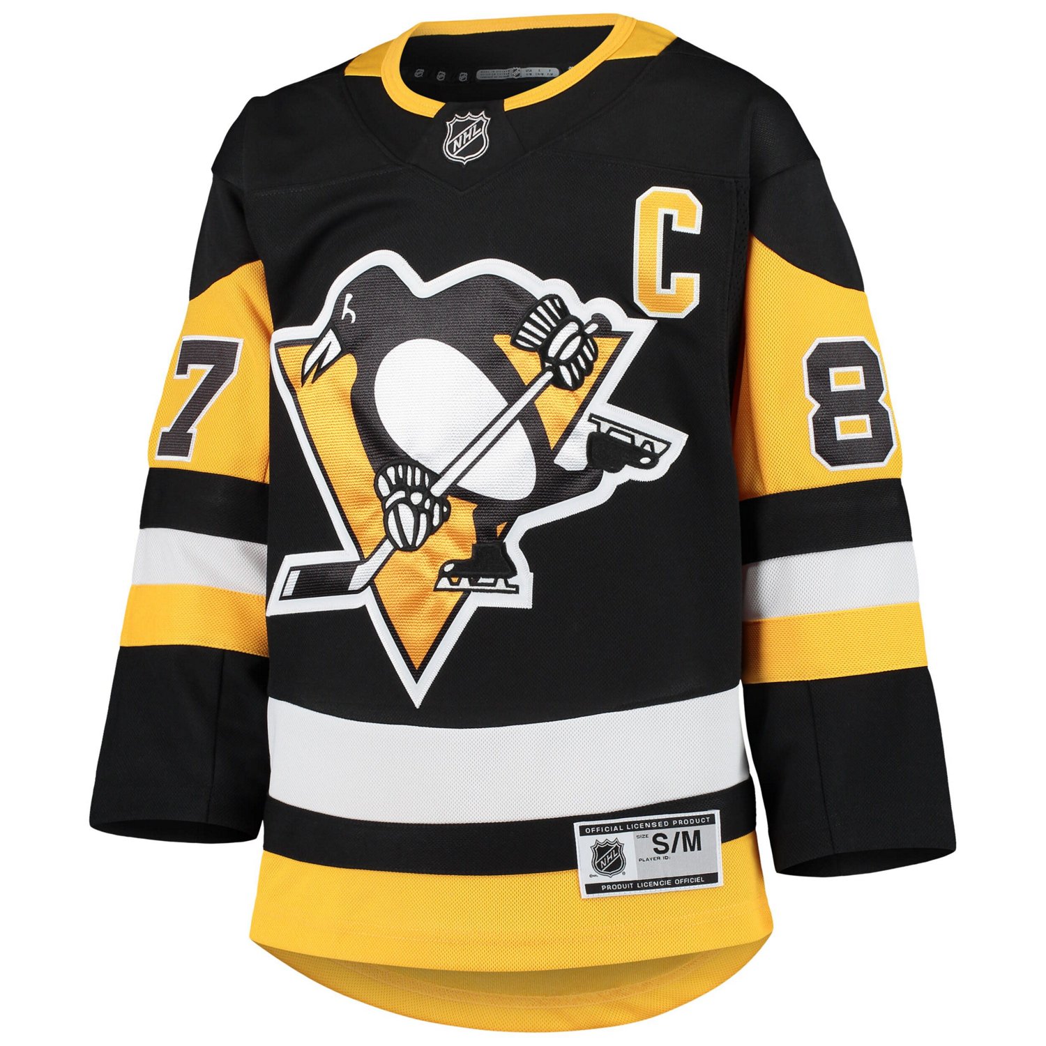 Youth Sidney Crosby Pittsburgh Penguins Premier Player Jersey - view number 2