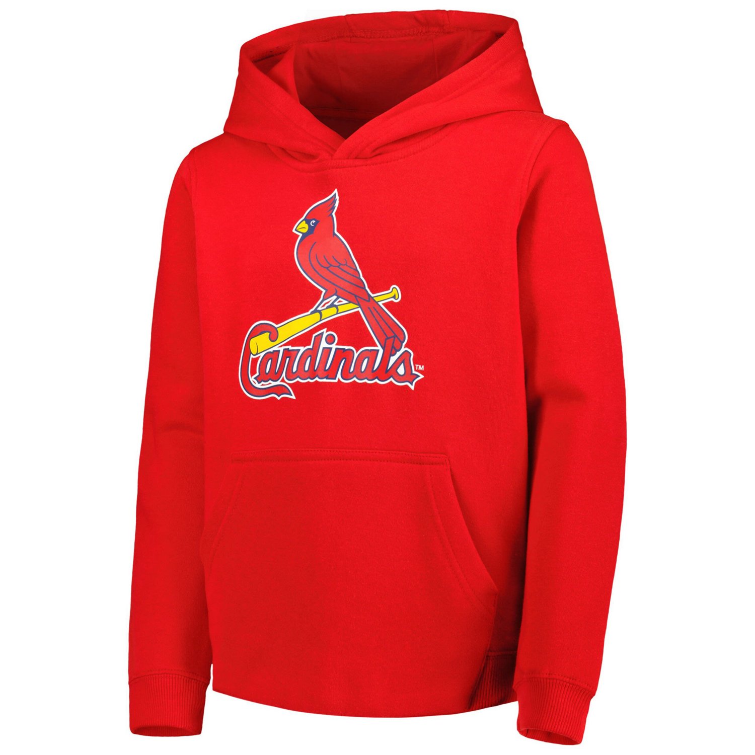 Youth St Louis Cardinals Team Primary Logo Pullover Hoodie