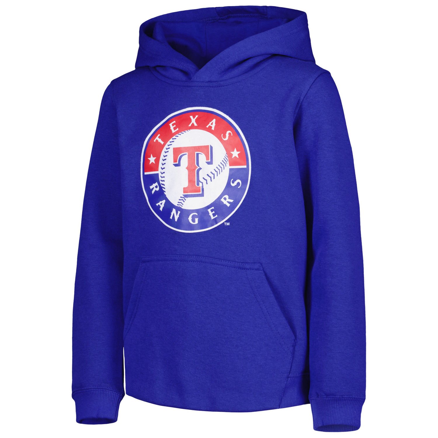 Youth Texas Rangers Team Primary Logo Pullover Hoodie - view number 2