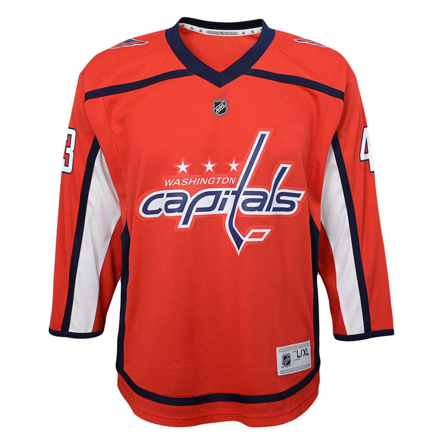 Youth Tom Wilson Washington Capitals Home Replica Player Jersey - view number 2