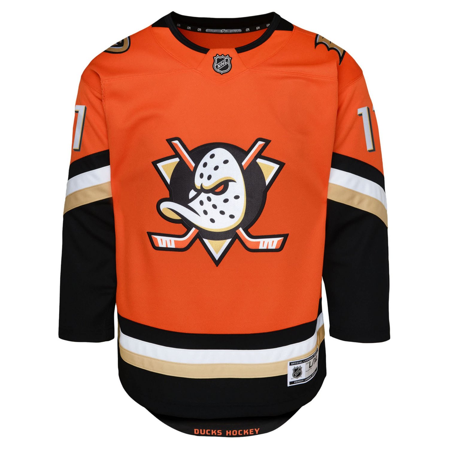 Youth Trevor Zegras Anaheim Ducks Premier Player Jersey - view number 2