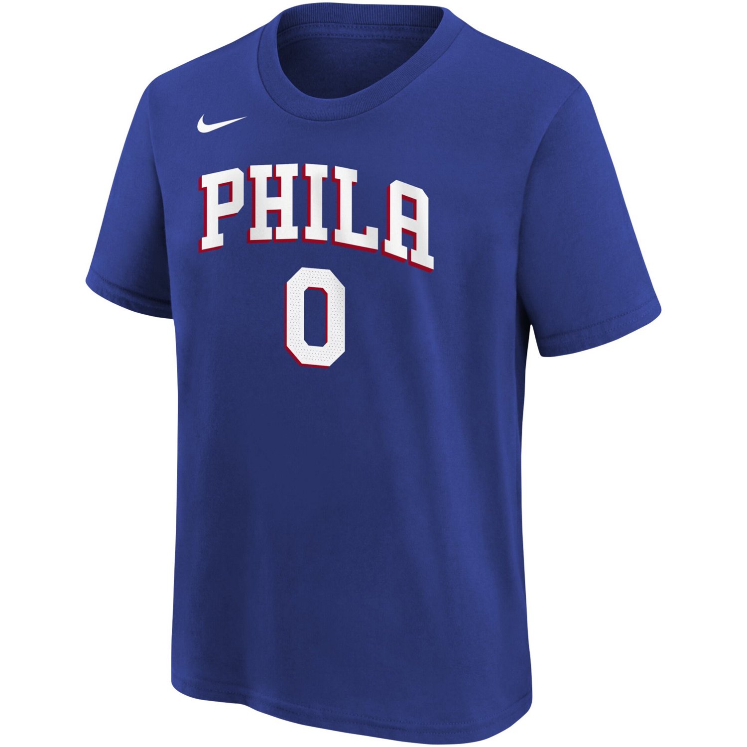 Youth Tyrese Maxey Philadelphia 76ers Icon Name  Number T-Shirt - view number 2