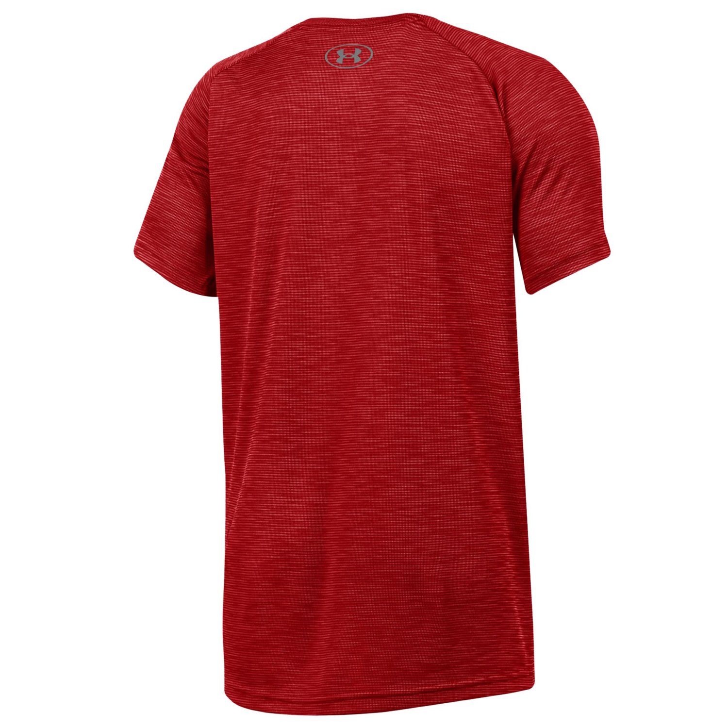 Youth Under Armour Heather Wisconsin Badgers Ultra Soft Rye Tech Performance T-Shirt - view number 3