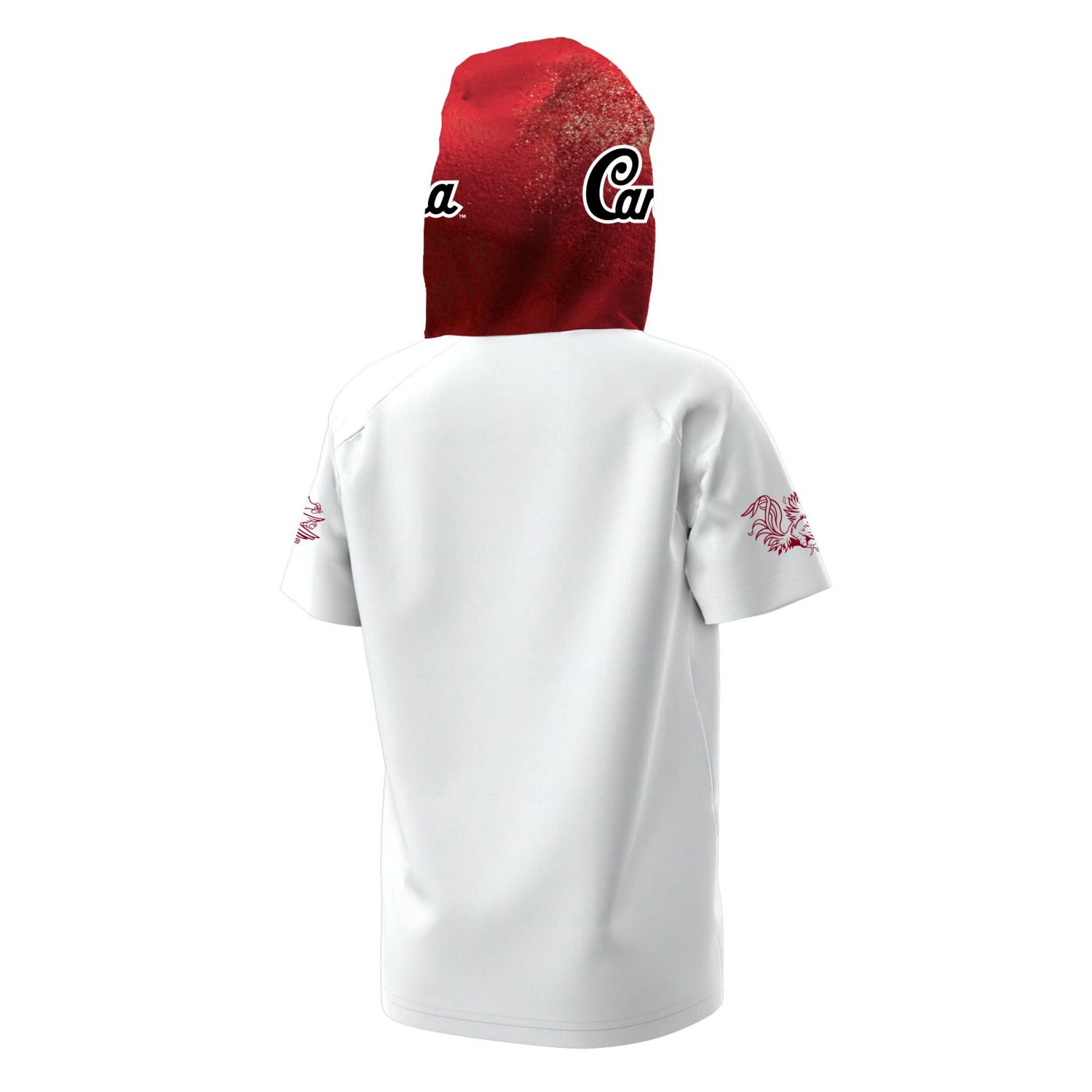 Youth Under Armour South Carolina Gamecocks Helmet Hoodie T-Shirt - view number 3
