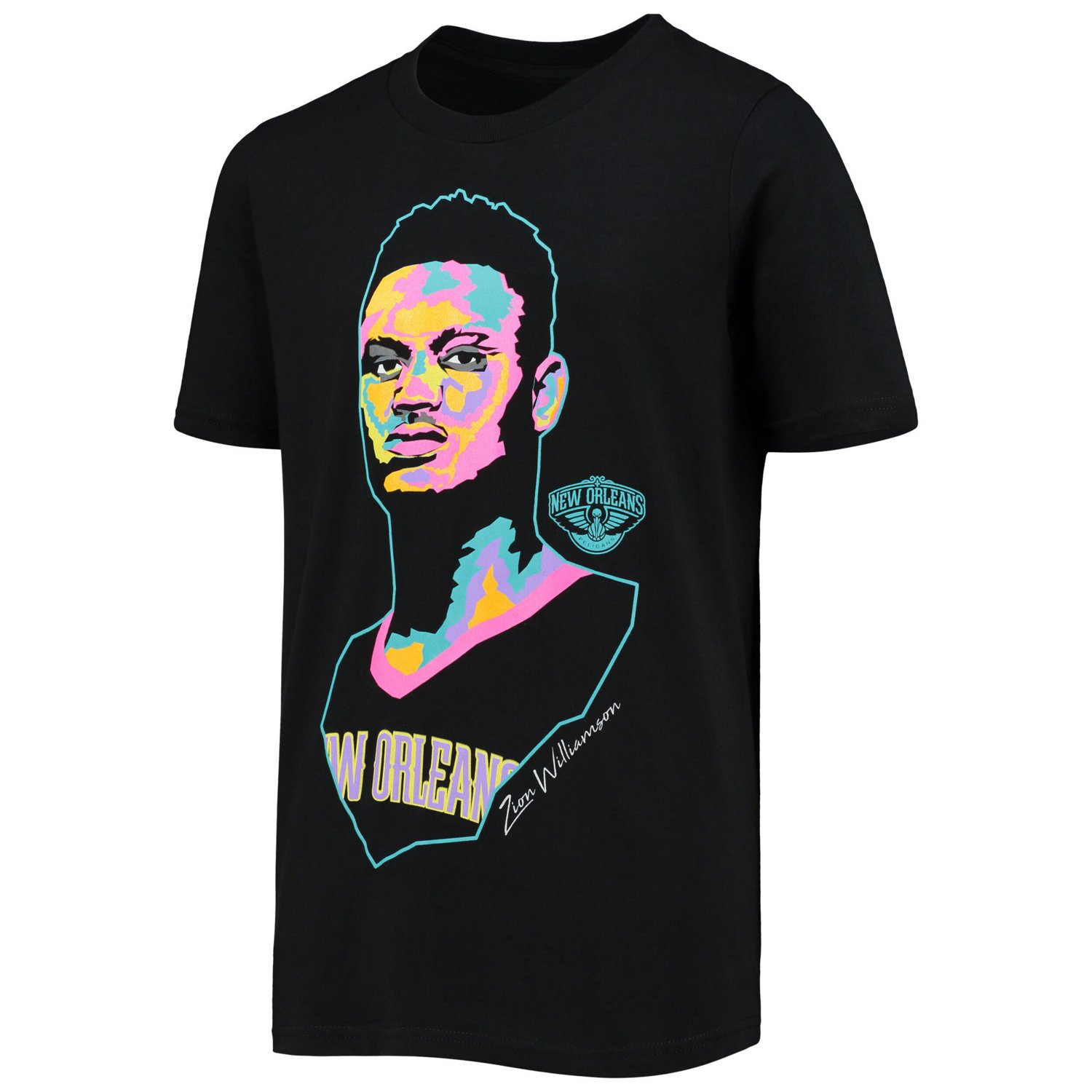 Youth Zion Williamson New Orleans Pelicans Artist Series T-Shirt                                                                 - view number 2