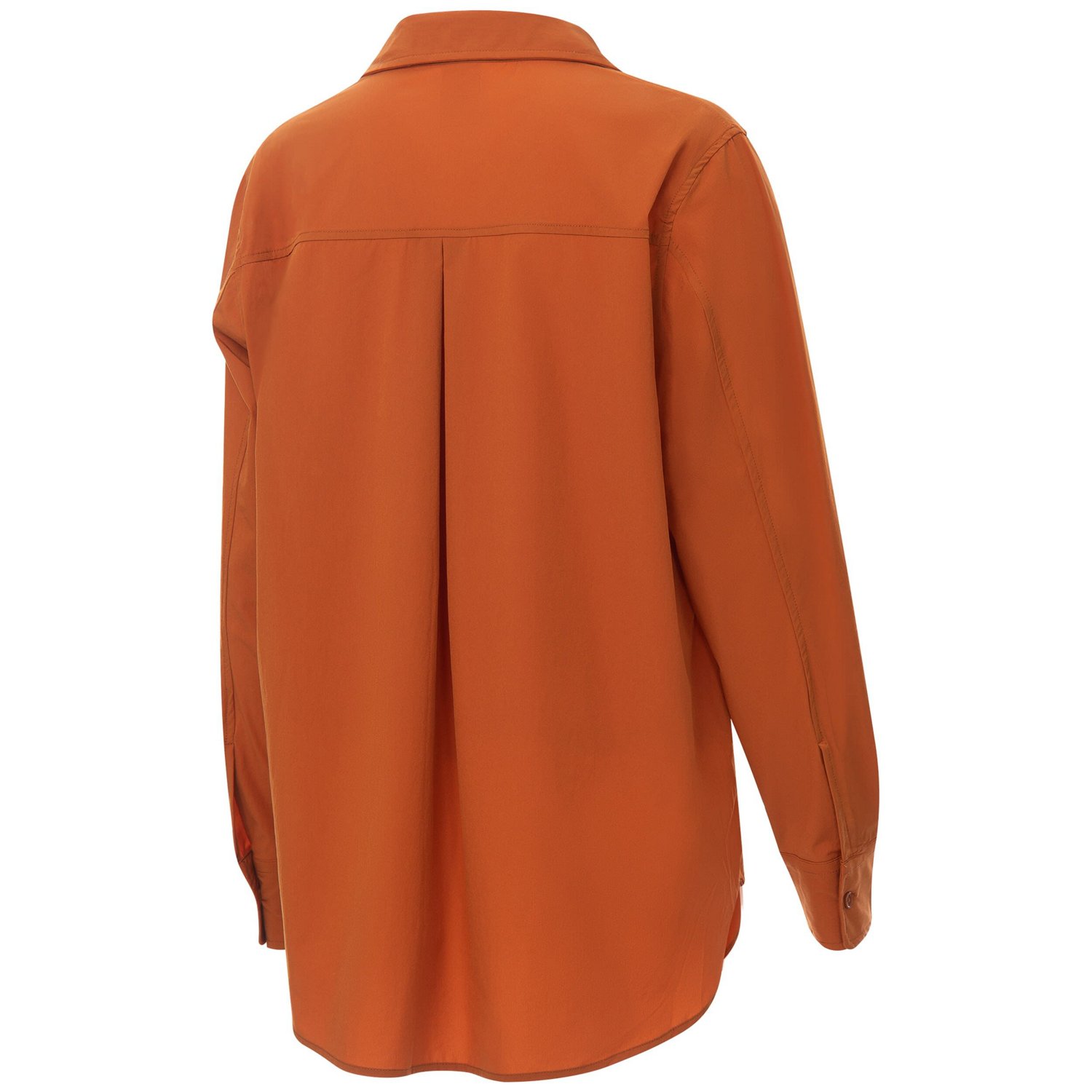ZooZatz Burnt Texas Longhorns Stretch Woven Button-Up Shirt - view number 3