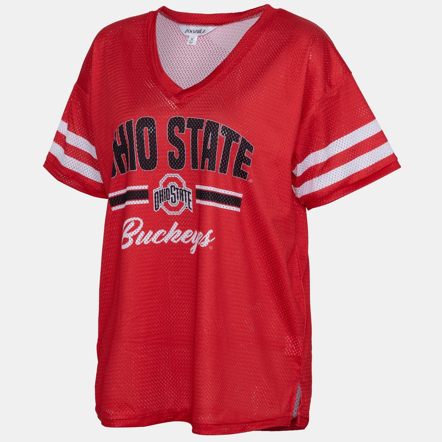 ZooZatz Ohio State Buckeyes Mesh Jersey Kickoff T-Shirt - view number 2